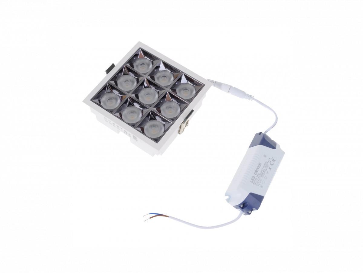 Светильник точечный LED HDL-DT 203/9х4W NW WH