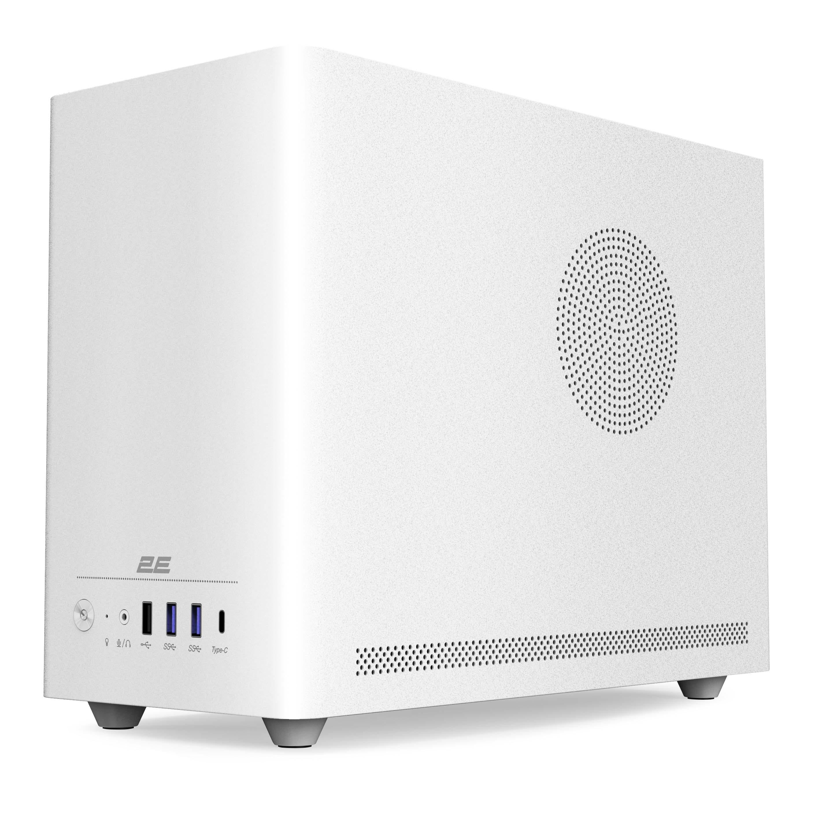 Корпус для компьютера 2E Credo Metal V300W Mini Tower mini-ITX/micro-ATX no PSU Белый (2E-V300W)
