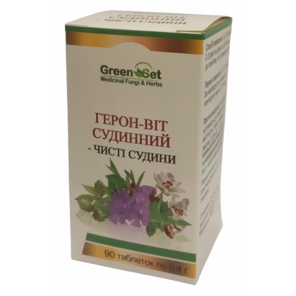 Комплекс для профилактики давления и кровообращения Green Set Герон-вит Сосудистый 90 табл. (000024081)