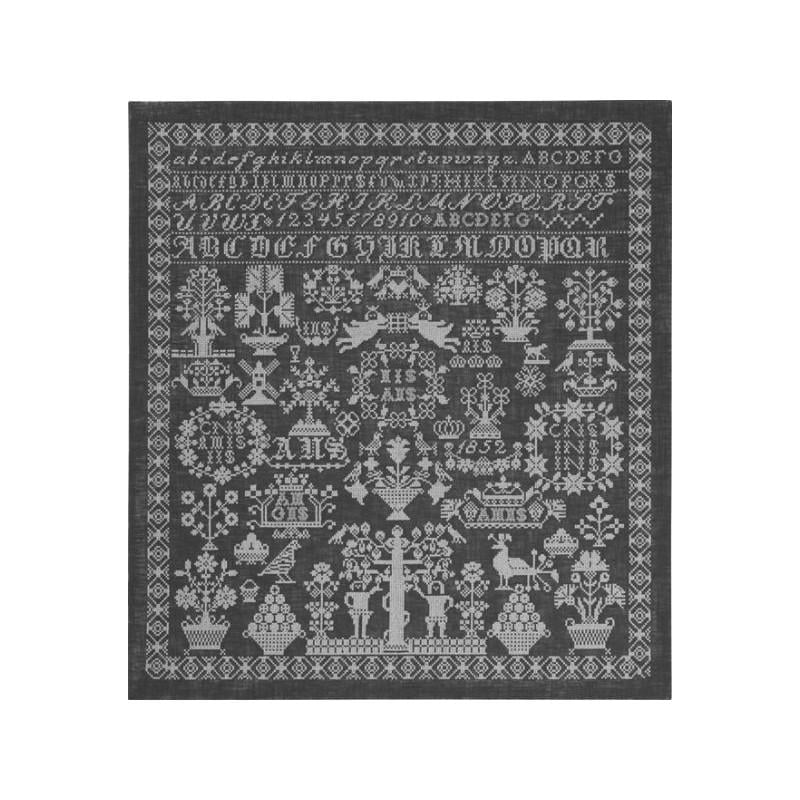 Набор для вышивания крестиком Permin 39-7339 Grey namecloth (23760) Набор для вышивания крестиком Permin 39-7339 Grey namecloth (23760)