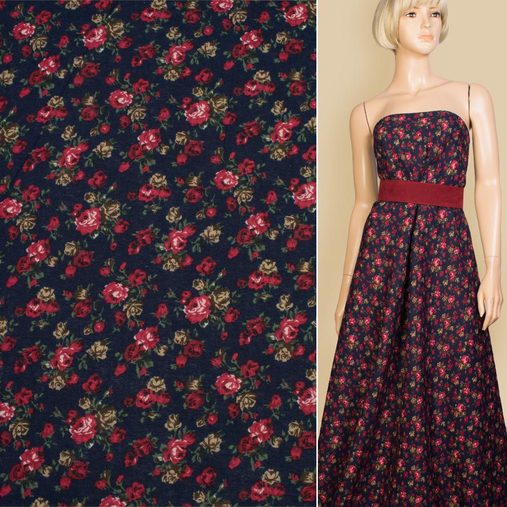 Тканина льон ширина 145 см Різнокольоровий (12623.052) - фото 2