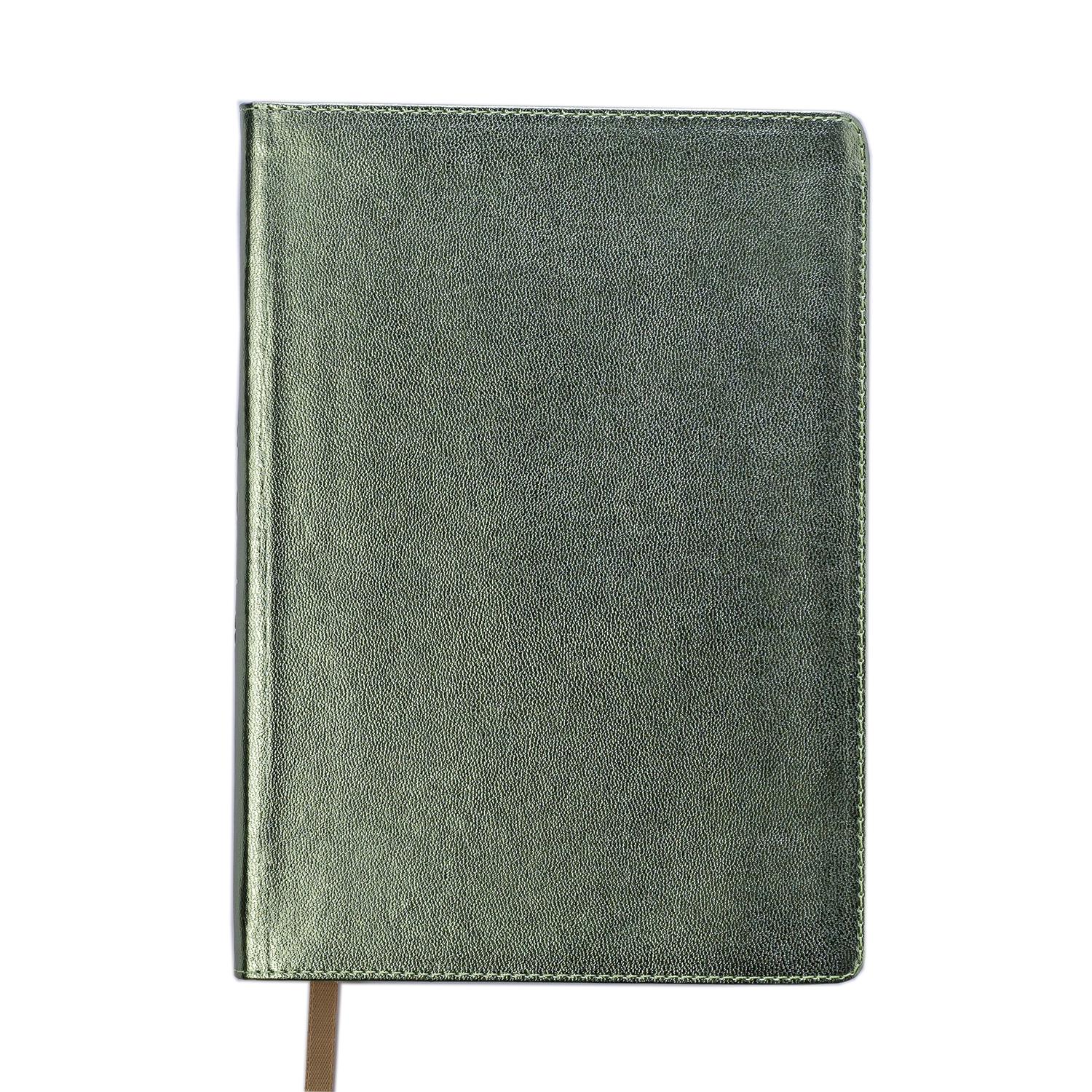 Ежедневник недатированный Buromax METALLIC A5 288 страниц Золотой (BM.2033-23)