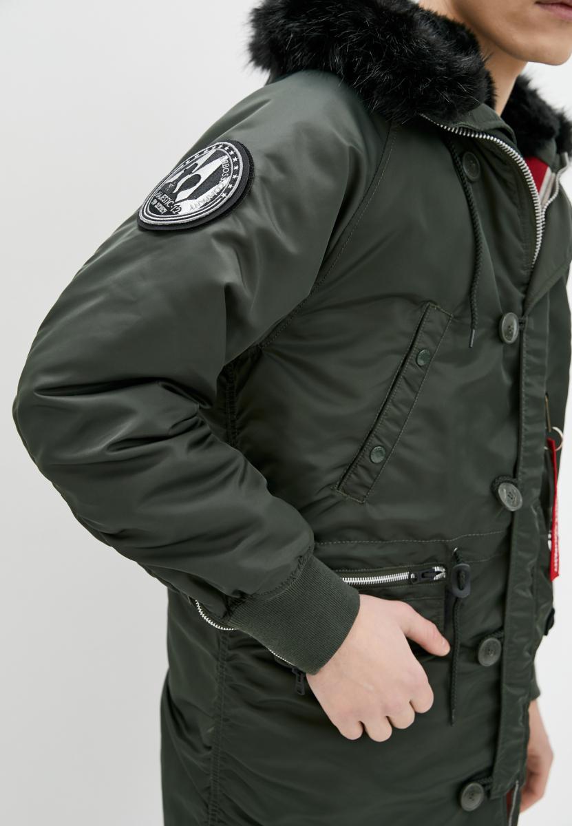 Куртка зимова N-3B MJ-12 L Сірий (123236) - фото 3