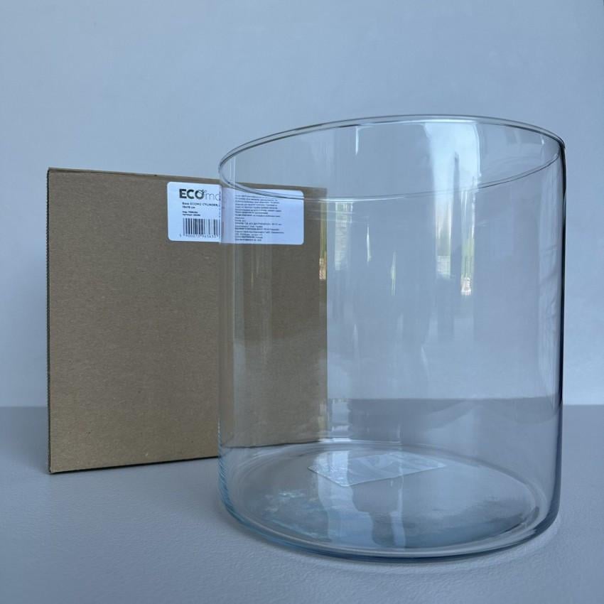 Ваза скляна Ecomo Cylinder 35096 19 см (2619394542)
