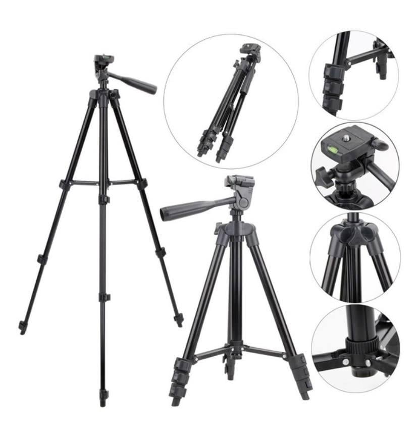 Штатив для камери та телефону Tripod 3120 з чохлом 35-102 см (2612d7a1) - фото 2