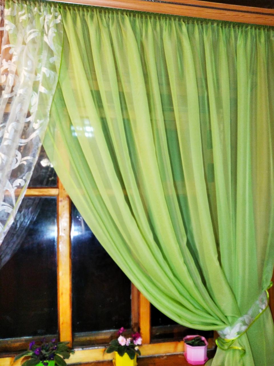 Шторы Вероника вензель Салатовый (1167704906) - фото 3 Шторы Вероника вензель Салатовый (1167704906) - фото 3