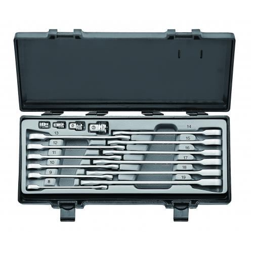 Набір ключів Force ріжково-накидних тріскачкових й адаптери 16 пр (23051845)