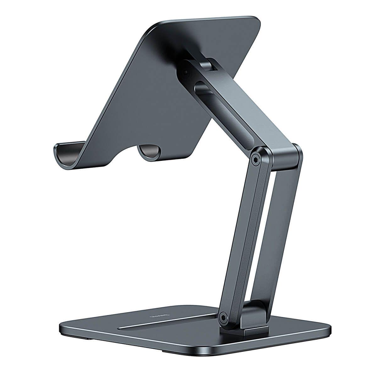 Подставка BASEUS Desktop Biaxial Foldable Metal Stand for Tablets LUSZ000113 Grey - фото 3