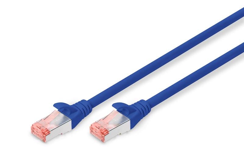 Патч-корд із захистом від перегину Digitus CAT 6 S-FTP DK-1644-050/B Синій (564250)