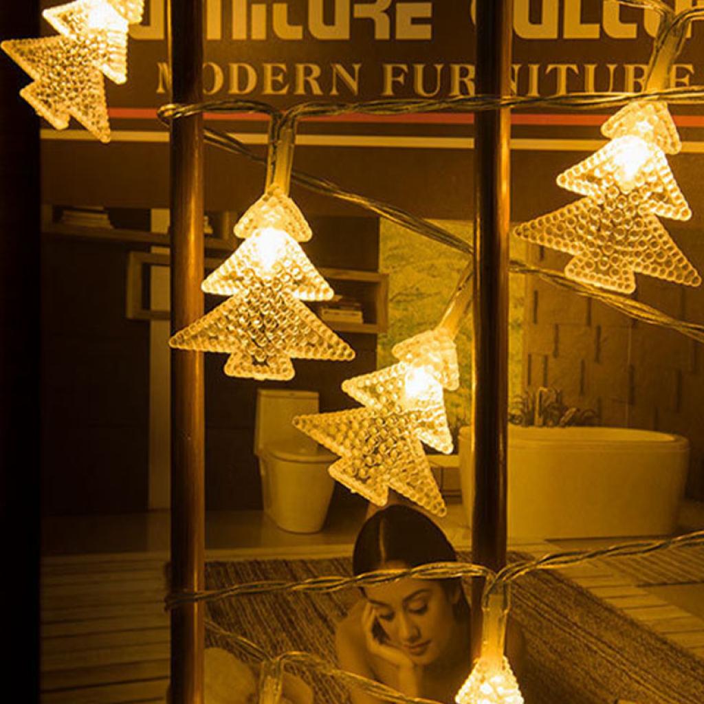 Гирлянда светодиодная Lesko Christmas Tree YQ030 1,5 м Теплый свет (1421086)