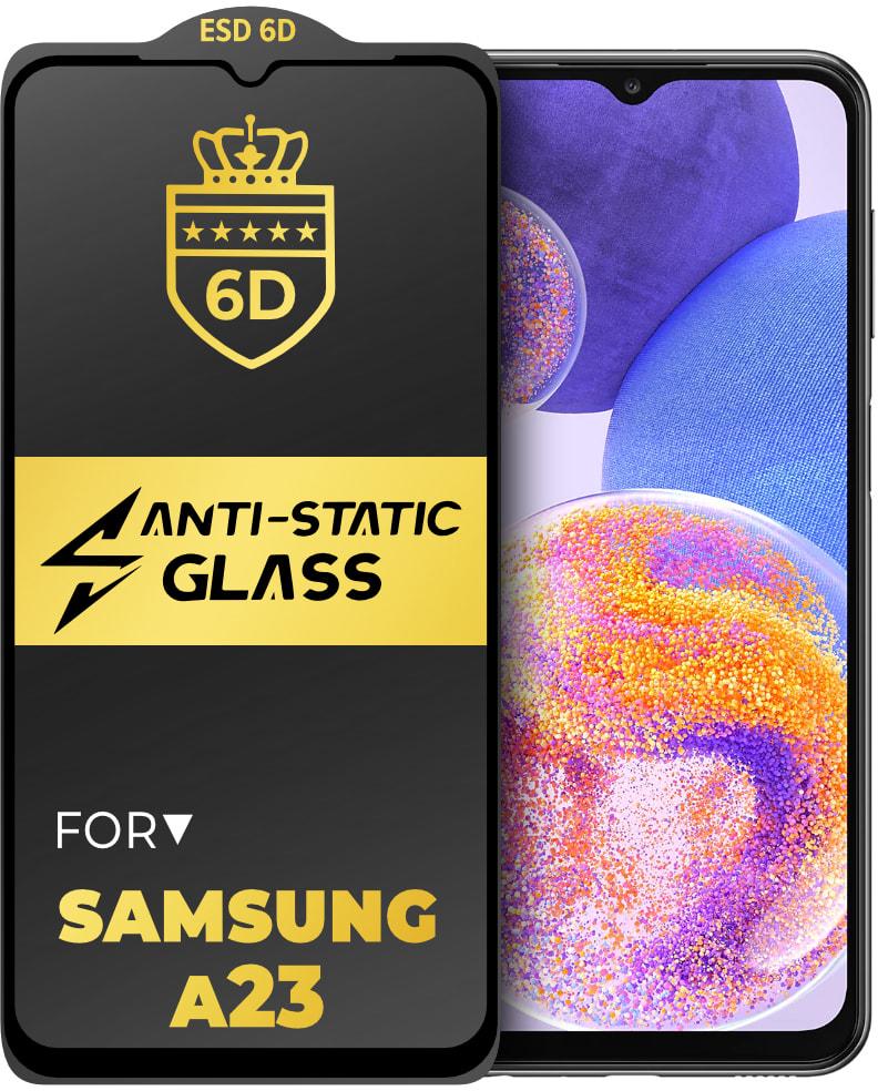 Стекло защитное 6D Anti-Static Samsung Galaxy A23 A235 Glass Shield (34230)