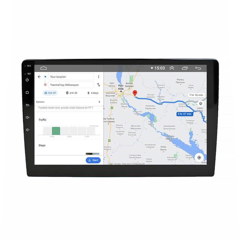 Автомагнітола 2 DIN 10" Lesko W-10 2/32 GB 4G Top Android GPS мультимедійна - фото 4