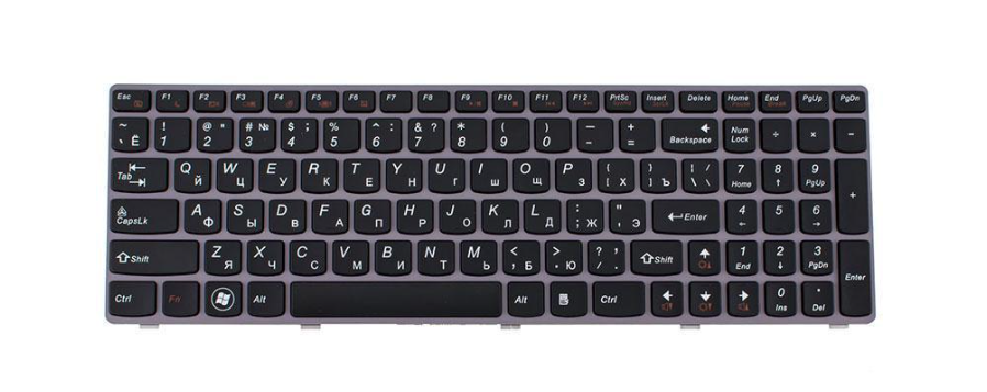 Клавиатура для ноутбука Lenovo IdeaPad Y570 (182218)