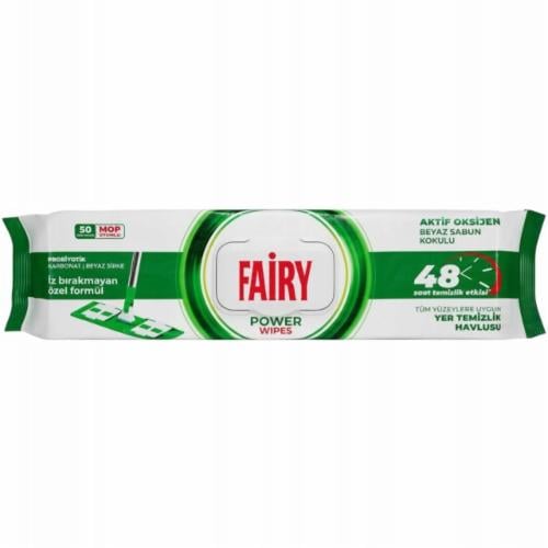 Салфетки напольные Fairy Power Wipes 50 шт. (37919498)