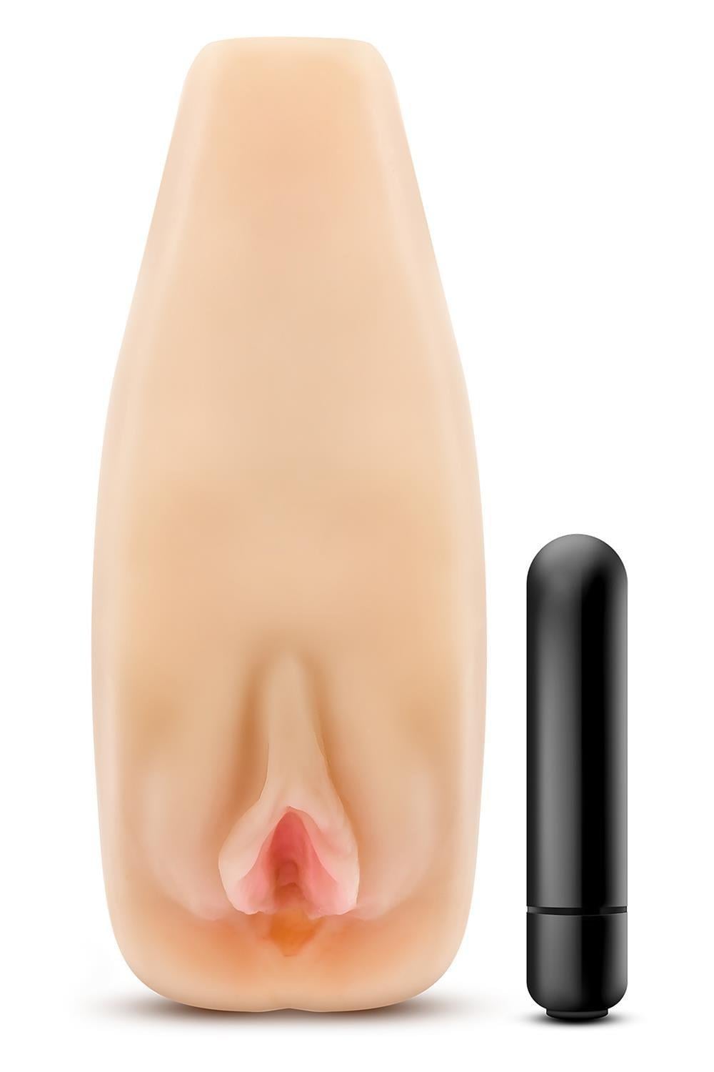 Мастурбатор с вибропулей Blush M For Men Natascha реалистичный 6,4х17,8 см (T331959)