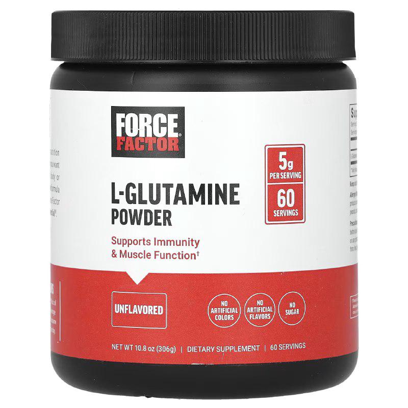 Аминокислота L-глютамин Force Factor порошок безвкусный 306 г (25999356) Аминокислота L-глютамин Force Factor порошок безвкусный 306 г (25999356)