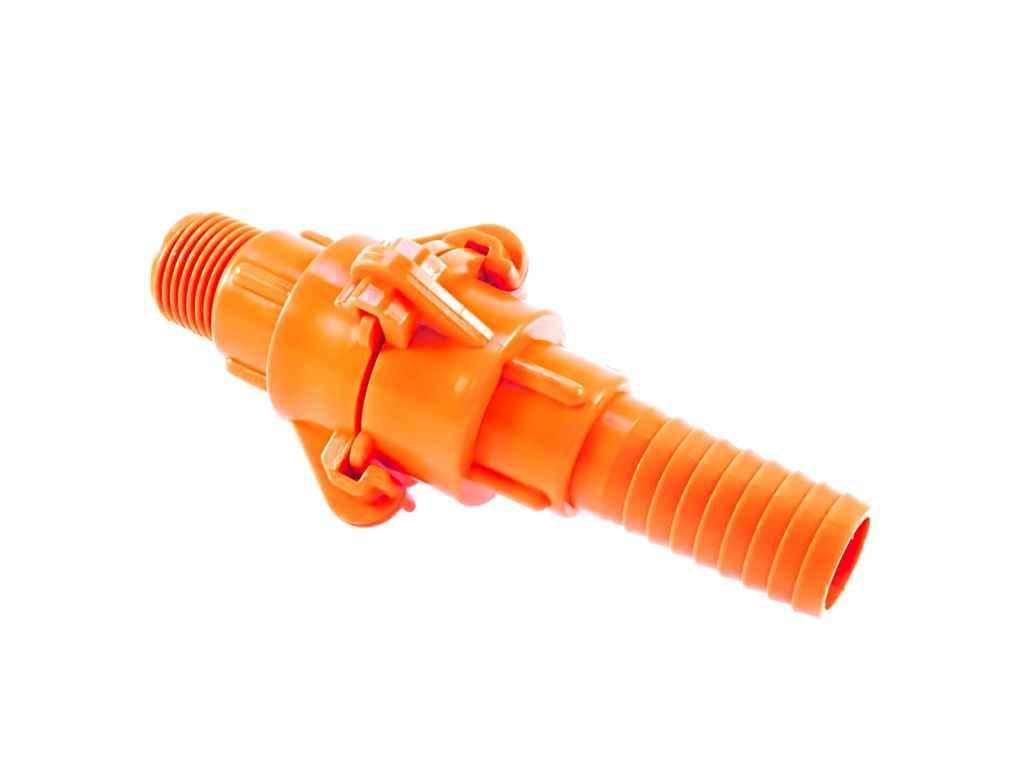 Соединитель байонет для шланга SLD 3/4"-1/2" 219 пластик (888209)