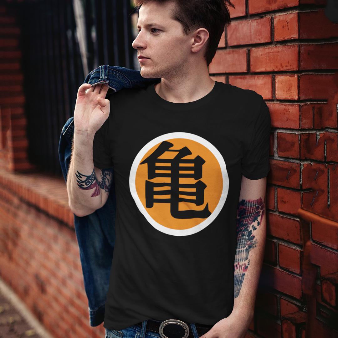 Футболка унисекс Dragon Ball Z Turtle Hermit Symbol 2XL Черный (31931821)