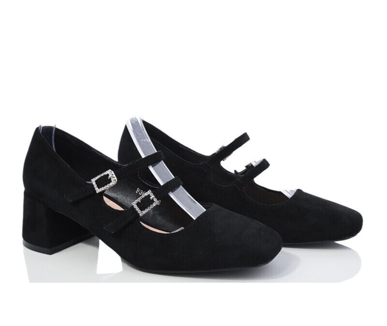 Туфли женские Loretta F36013/37 р. 37 23,8 см Черный