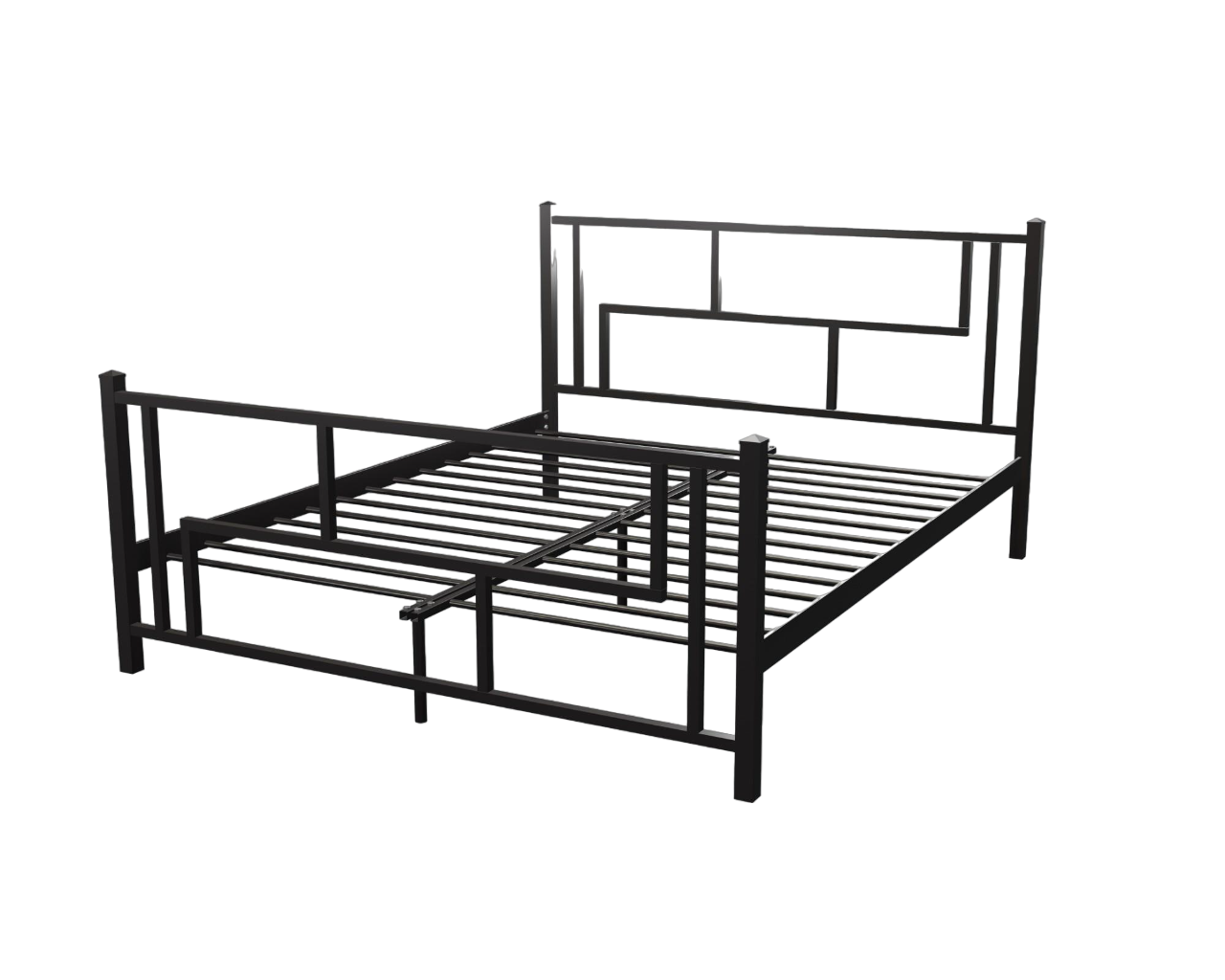 Кровать двухспальная AmisDesign 160x190 см Черный (ten_0109) - фото 1 Кровать двухспальная AmisDesign 160x190 см Черный (ten_0109) - фото 1