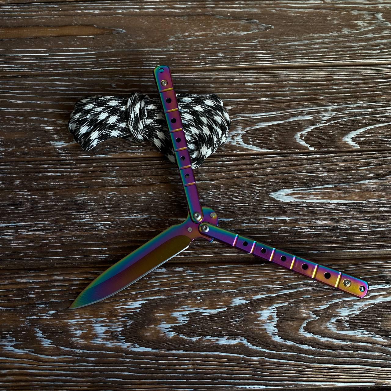 Нож бабочка клинок 10 см (284) - фото 4 Нож бабочка клинок 10 см (284) - фото 4