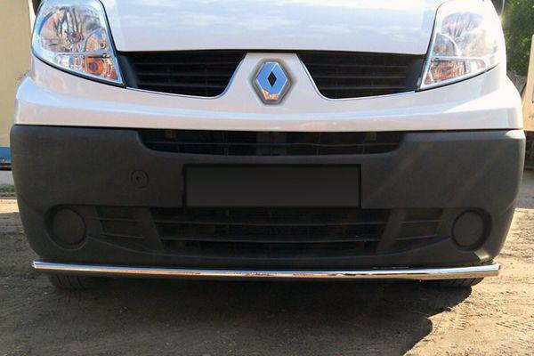 Передняя защита ST008 60 мм CAN для Renault Trafic 2001-2015 гг. нержавеющая сталь Хром