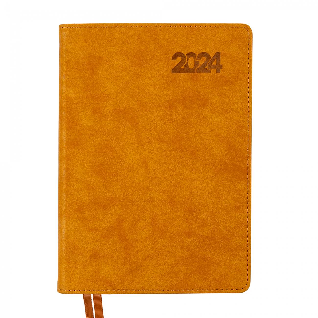 Ежедневник А5 Leo Planner Case датированный 368 с. Горчичный (252426)