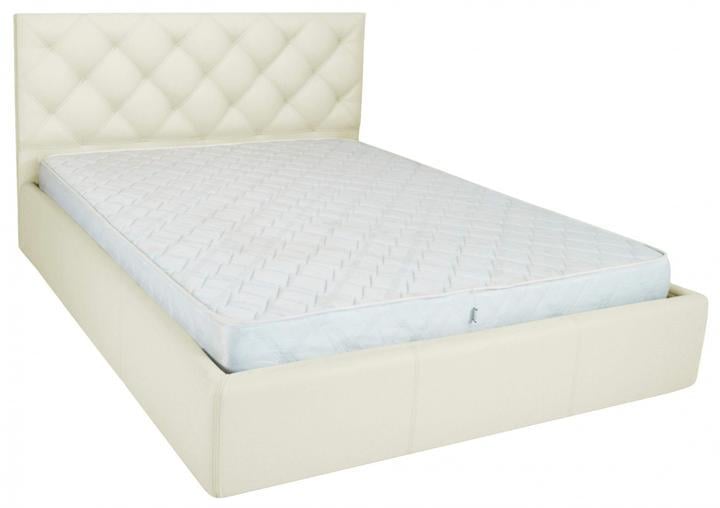 Кровать-подиум BristolNew Design Standart Lord экокожа 120х200 см Белый Кровать-подиум BristolNew Design Standart Lord экокожа 120х200 см Белый