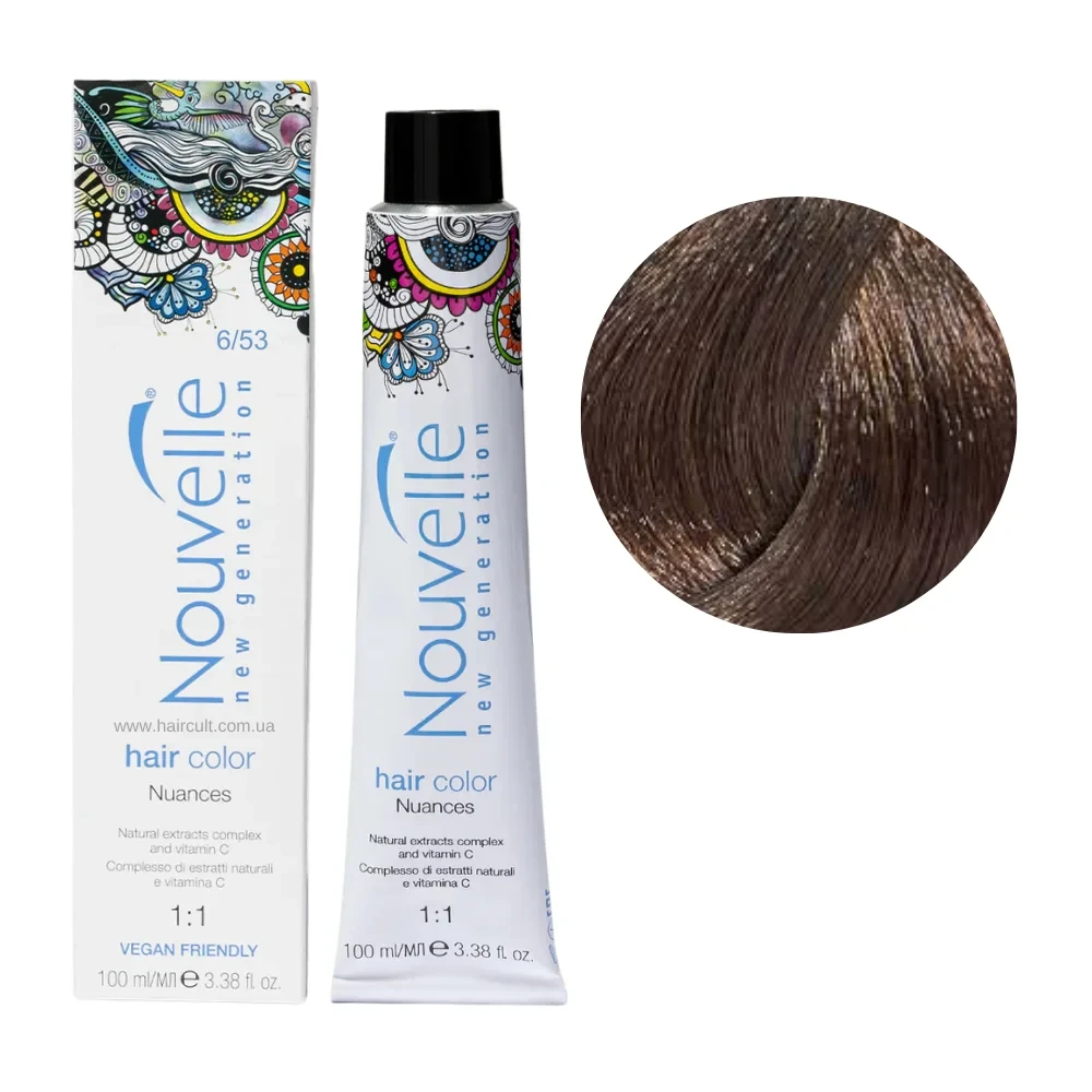 Краска для волос Nouvelle Hair Color 6/53 Какао 100 мл