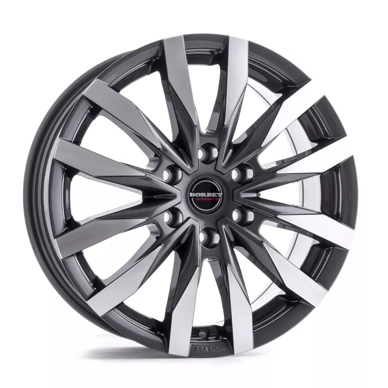 Литые диски Borbet CW6 6,5x16 6x130 ET62 DIA84,1 Mistral anthracite polished