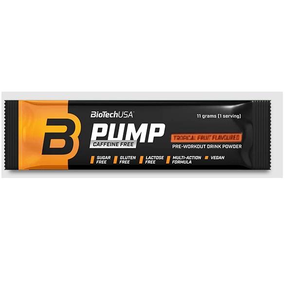 Комплекс до тренування BioTechUSA Pump Caffeine free 11 g Tropical Fruit