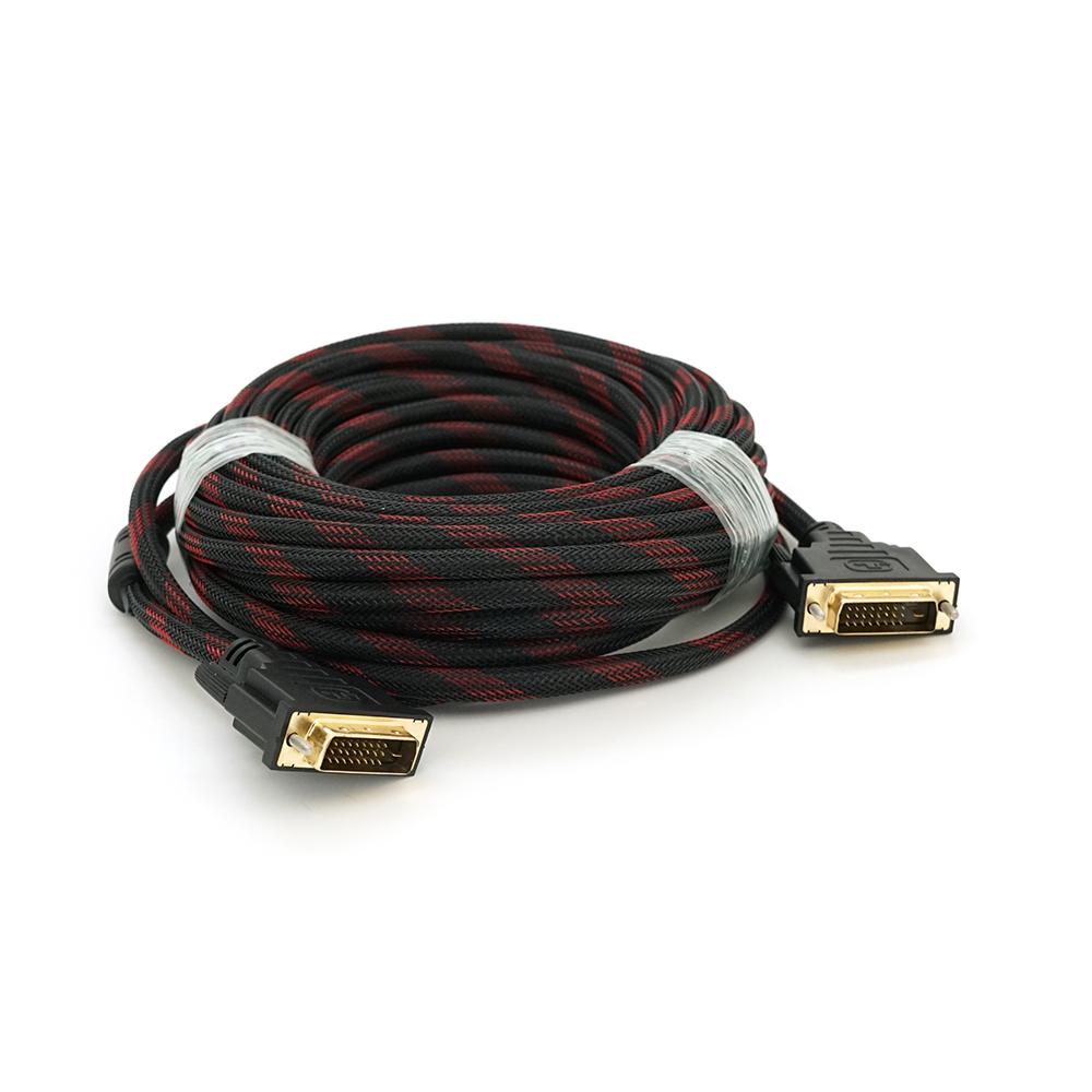 Кабель Merlion DVI-D Dual Link 10 кв.м феррит 24/24pin Черный (807)