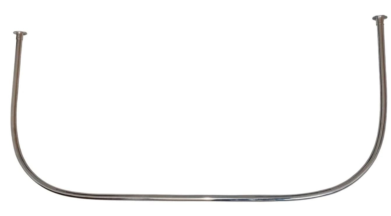 Карниз для ванной Комфорт Ф25 п-образный 120х80 см