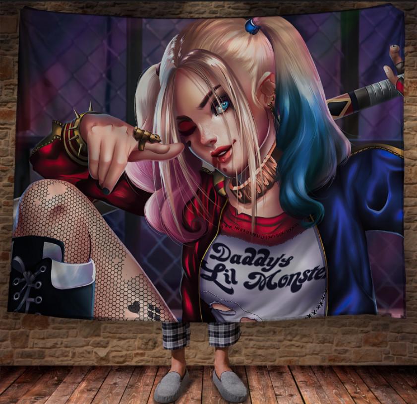 Плед с 3D принтом Харли Квин 150x200 см (epi_1055) Плед с 3D принтом Харли Квин 150x200 см (epi_1055)