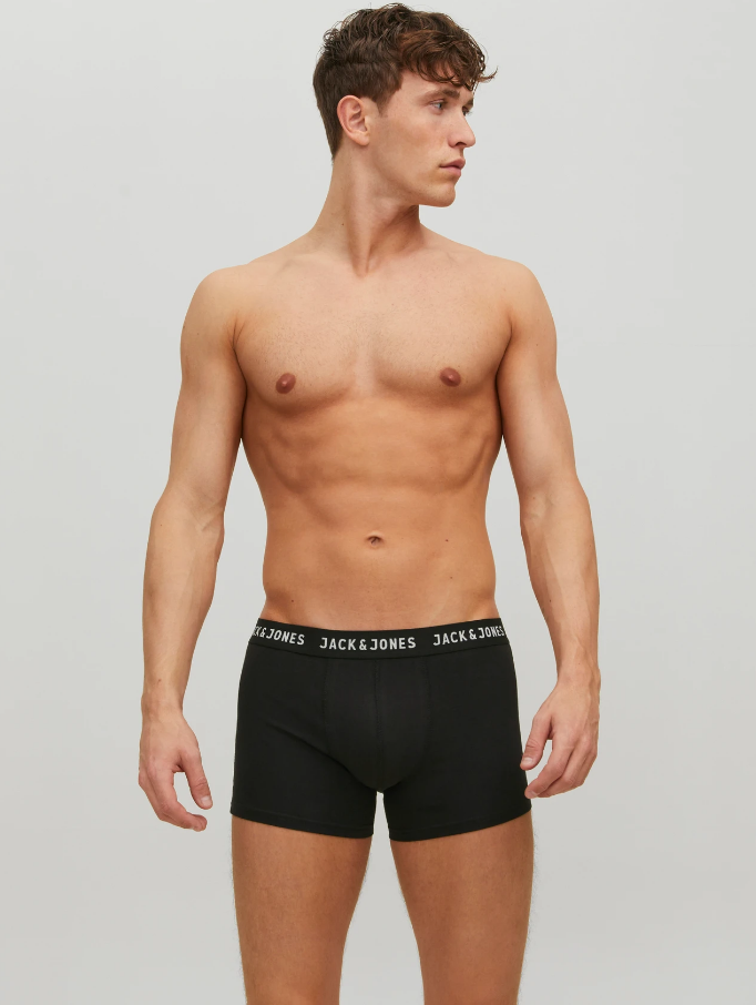 Трусы боксеры мужские Jack&Jones ADDITIONAL М Черный/Светло-голубой (7654524) Трусы боксеры мужские Jack&Jones ADDITIONAL М Черный/Светло-голубой (7654524)