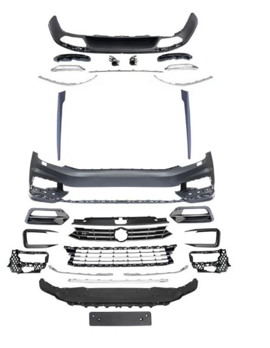 Комплект обвесов R-Line GBT для Volkswagen Passat B8 2015-2023 гг. пластик под покраску