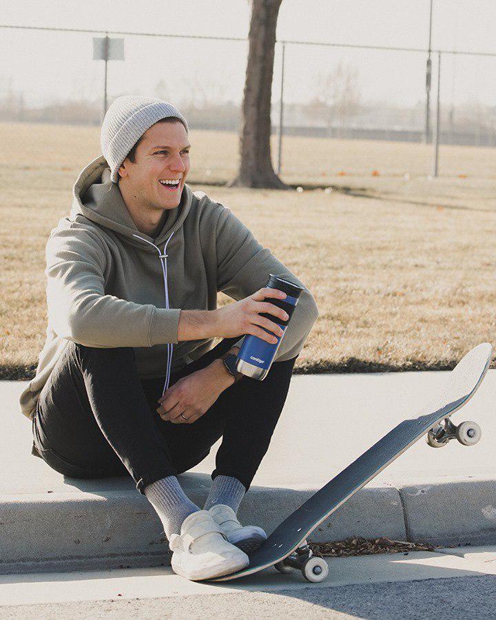 Термокружка Contigo Byron Snapseal 720 мл Blue Corn - фото 5 Термокружка Contigo Byron Snapseal 720 мл Blue Corn - фото 5