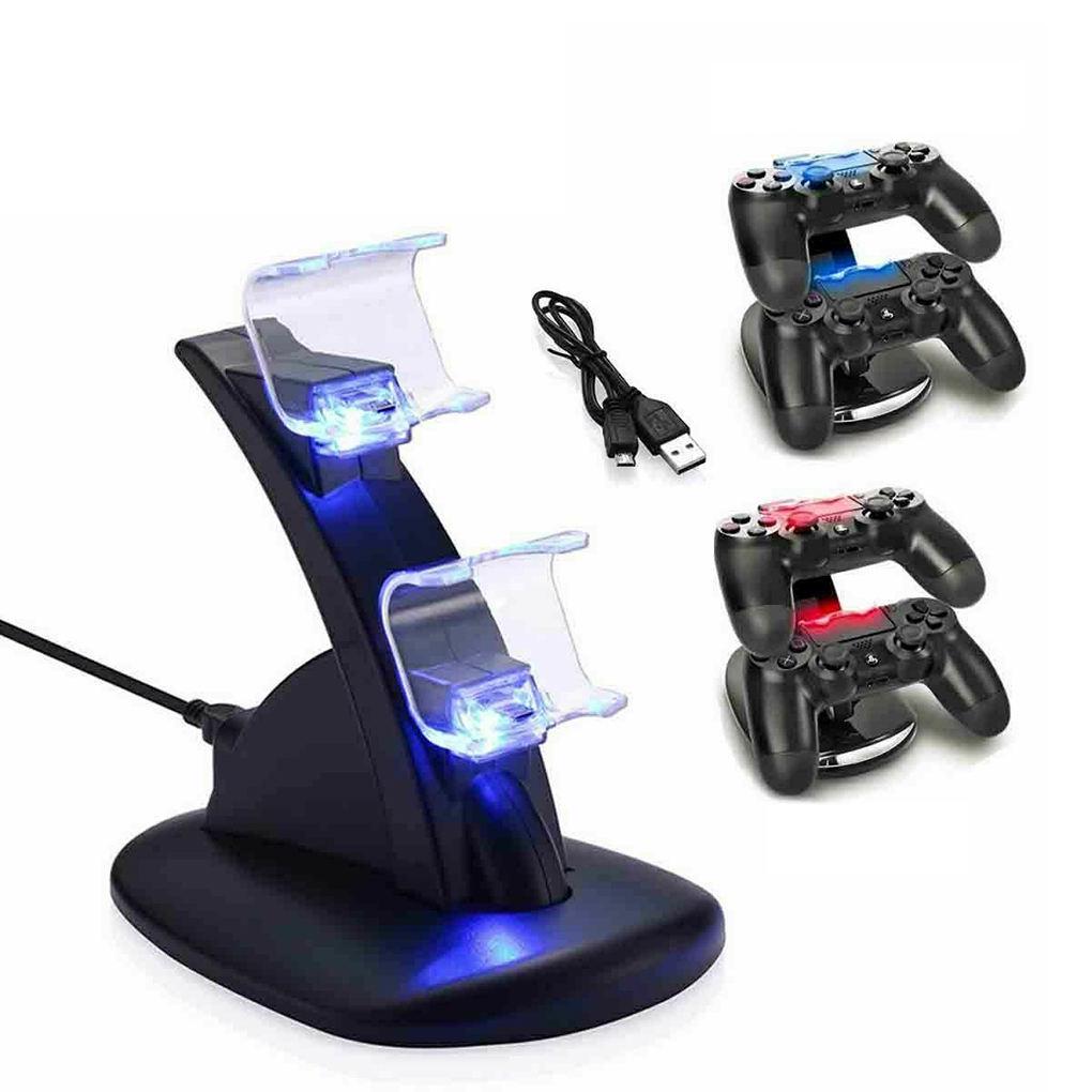 Станція зарядна для геймпадів Dual USB Charging Stand подвійна PlayStation Dualshock 4 - фото 3