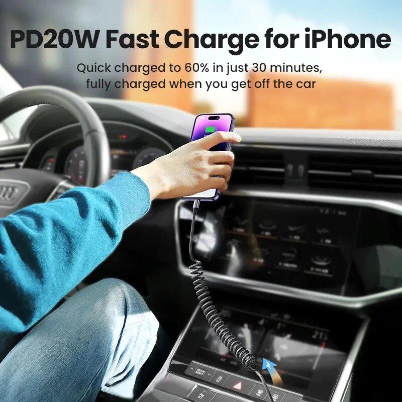 Кабель UGREEN US537 MFi Lightning to USB-C 20W PD Fast (90480) - фото 3