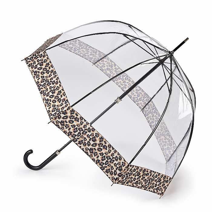 Парасолька жіноча Fulton Birdcage-2 Luxe L866 Natural Leopard (L866-037775)