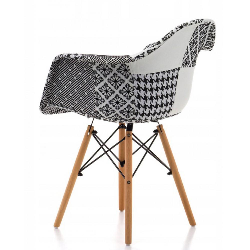 Стул для кухни обеденный Bonro В-437 PW02 PATCHWORK (42300084) - фото 5 Стул для кухни обеденный Bonro В-437 PW02 PATCHWORK (42300084) - фото 5