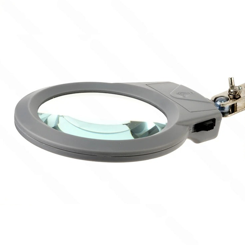 Держатель Третья рука ZD-10MB с лупой LED подсветки Gray/Black (160423) - фото 6 Держатель Третья рука ZD-10MB с лупой LED подсветки Gray/Black (160423) - фото 6