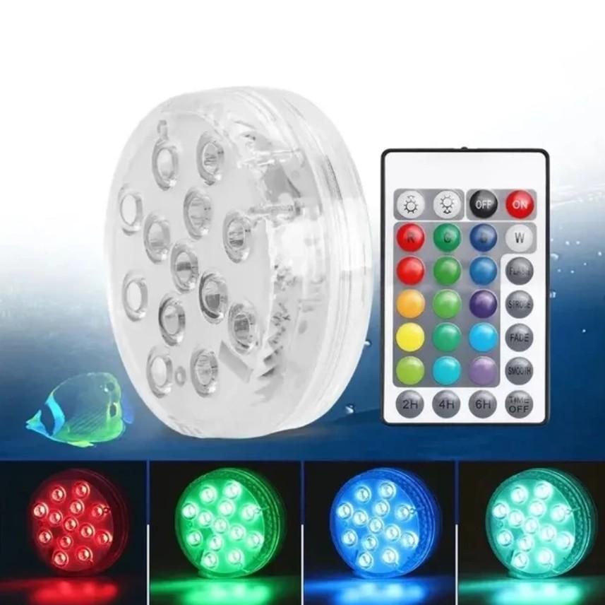 Светодиодная подсветка для бассейна RGB 10 LED с пультом дистанционного управления (564) - фото 2 Светодиодная подсветка для бассейна RGB 10 LED с пультом дистанционного управления (564) - фото 2