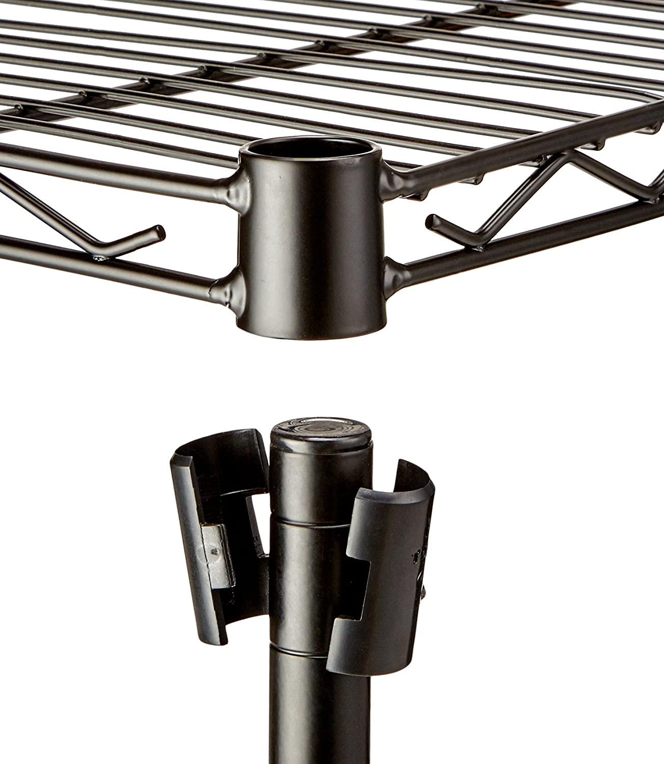 Стеллаж тележка металлическая на колесиках 3 полки 60х35х80 см - фото 3