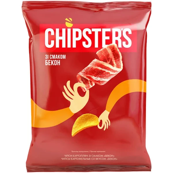 Чипси CHIPSTER'S бекон 70 г (4820182740084)