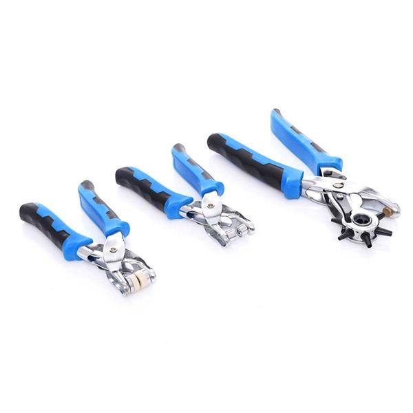 Набір TAGRED пробійник для шкіри 2.5/3/3.5/4/4.5/5 мм та плоскогубці з люверсами/кнопками 128 одиниць (ТА4170) - фото 8 Набір TAGRED пробійник для шкіри 2.5/3/3.5/4/4.5/5 мм та плоскогубці з люверсами/кнопками 128 одиниць (ТА4170) - фото 8