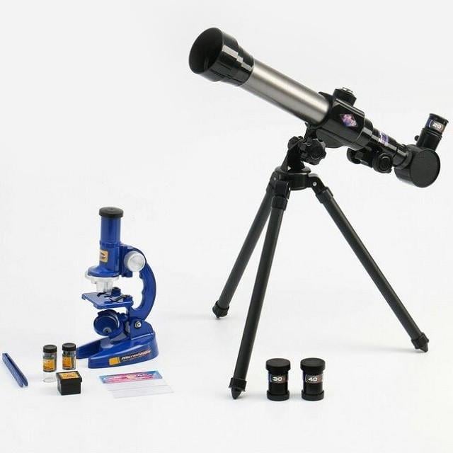 Набор игровой обучающий Микроскоп-Телескоп 2в1 астрономический (28443315) - фото 3 Набор игровой обучающий Микроскоп-Телескоп 2в1 астрономический (28443315) - фото 3