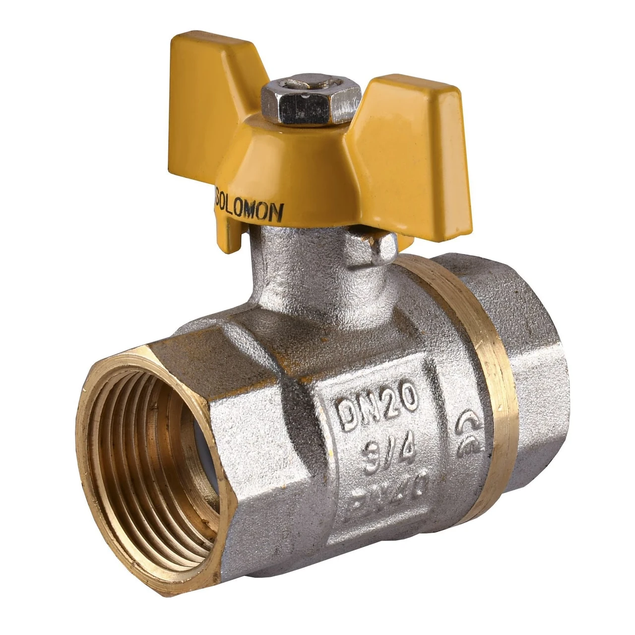 Кран кульовий прямий Solomon 3/4" ВВЖБ PN40 B1007 (1200000336)