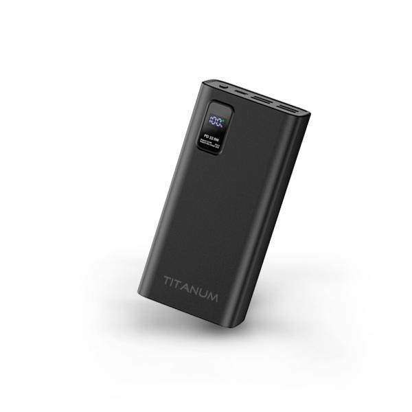 Повербанк Titanum 728S 30000 mAh 22,5 Вт Чорний (27364) - фото 3