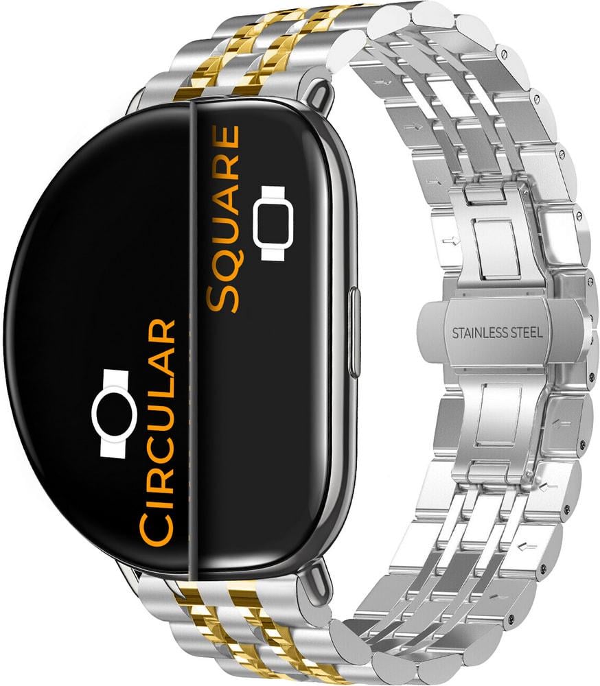 Браслет металлический Spinye Line для ZEPP E Square/Circular Silver/Gold (29042-67)